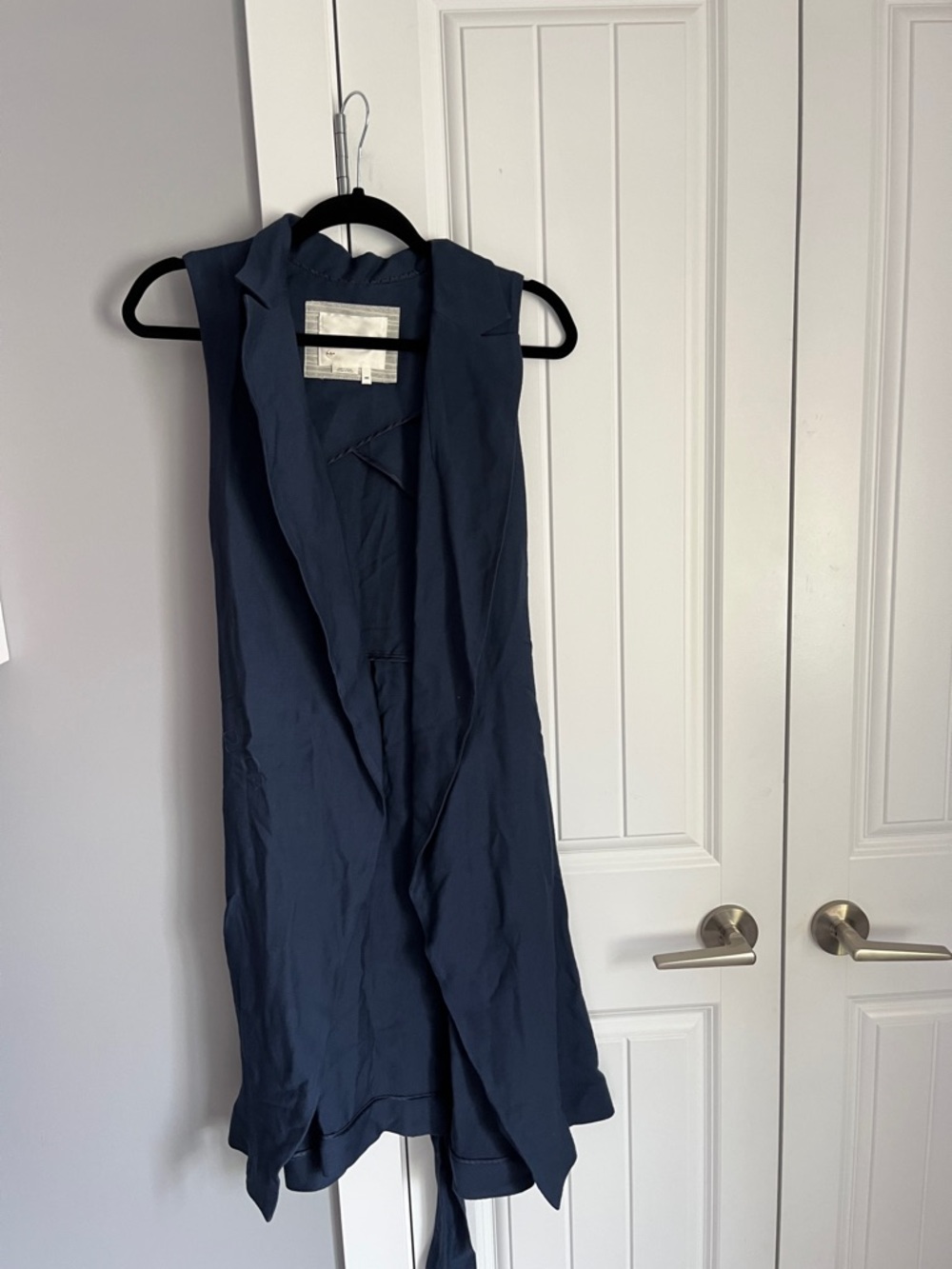 Anthropologie open sleeveless blazer
